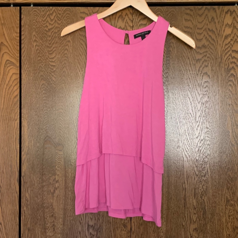 {Banana Republic} Faux Layered Tank